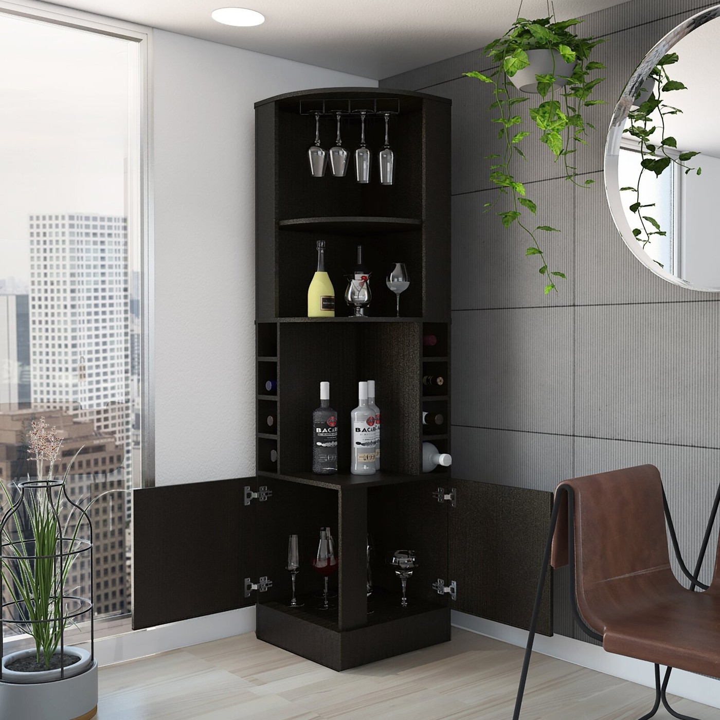 Corner Wine Rack - VisualHunt