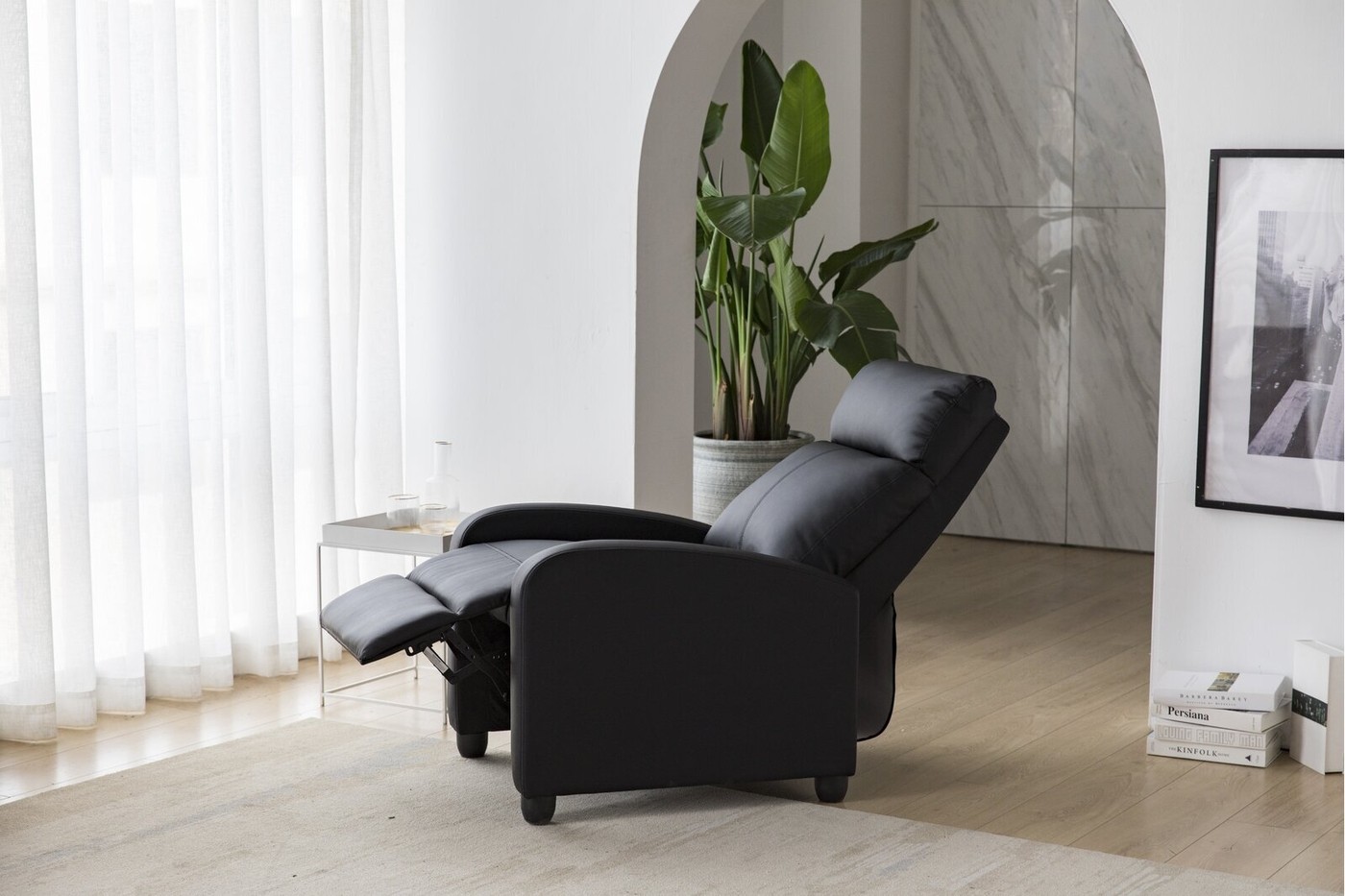 Black Massager Recliner
