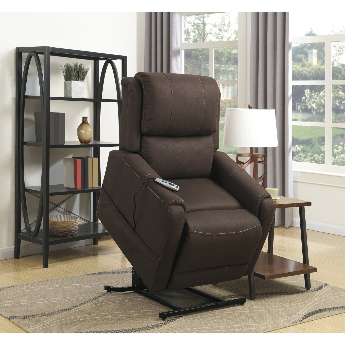 Brown Recliner with Massager