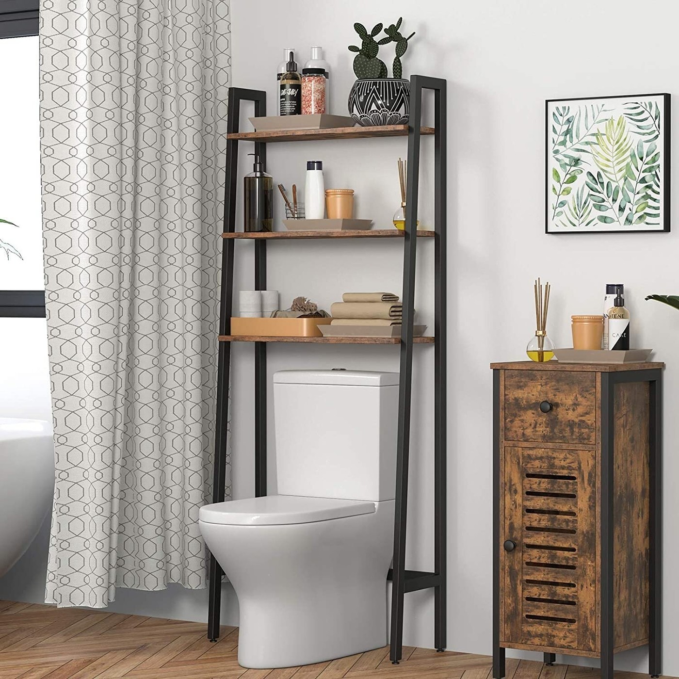 15 Wonderful Wooden Shelves for a Bathroom - VisualHunt