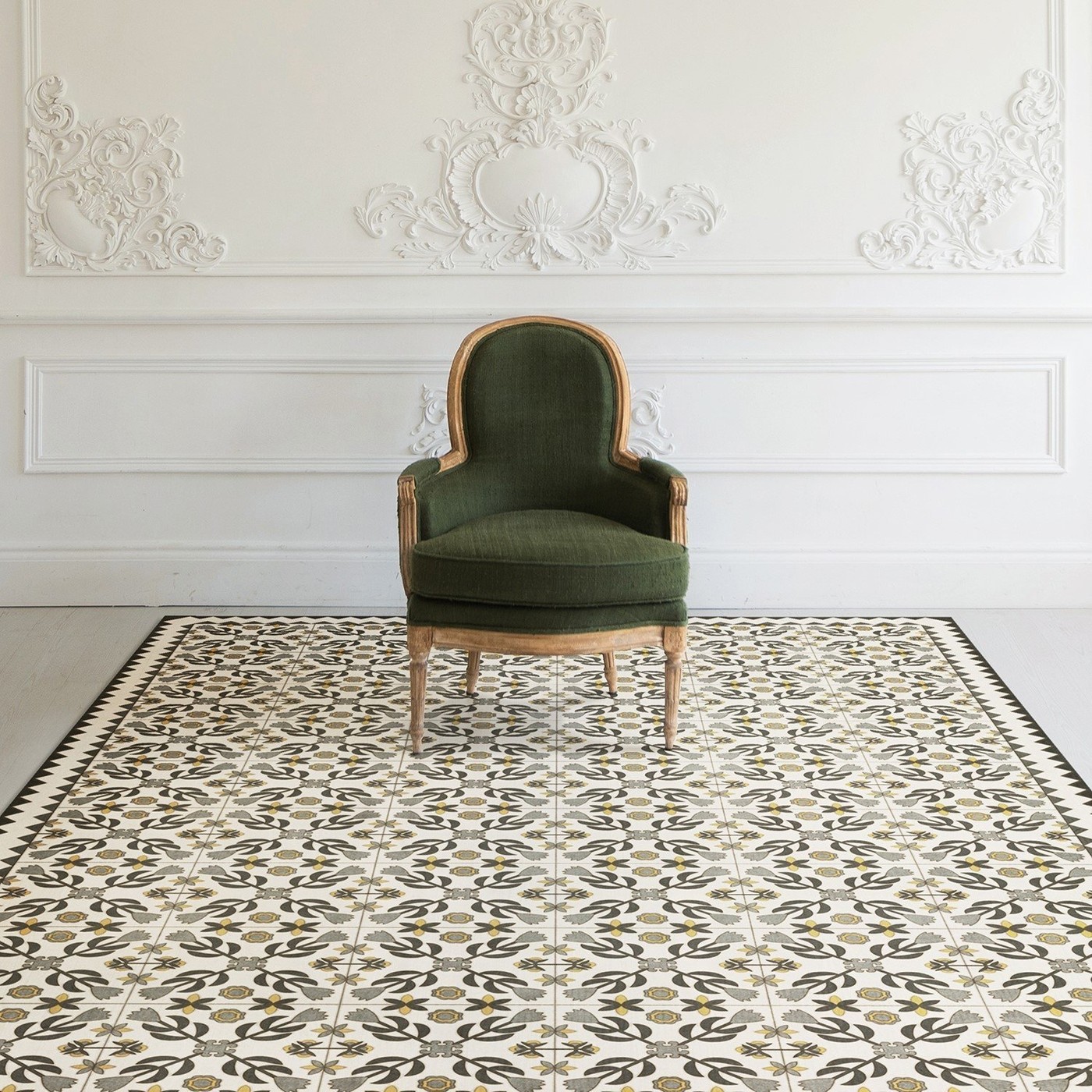 Why Vintage Vinyl Floor Cloths are Perfect for Busy Homes - The Mission  Motif