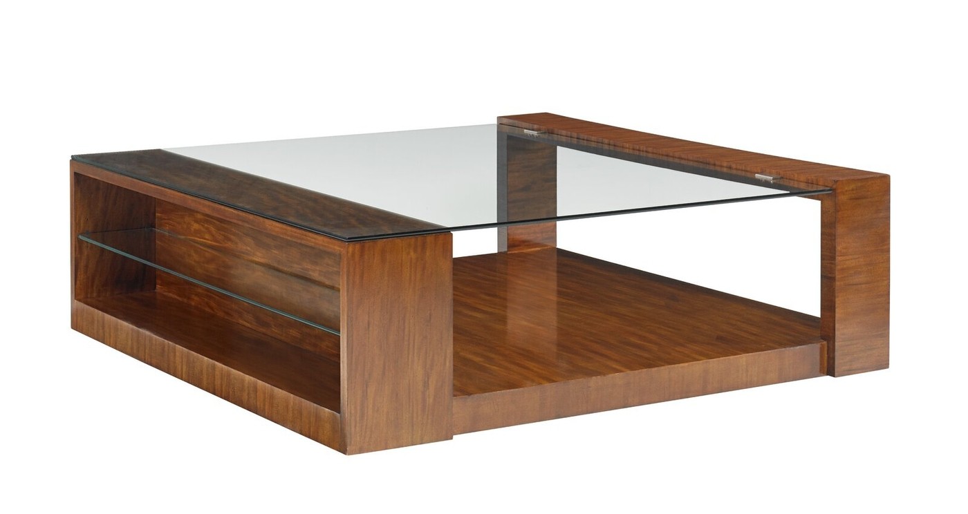 Floor Shelf Coffee Table with Storage
