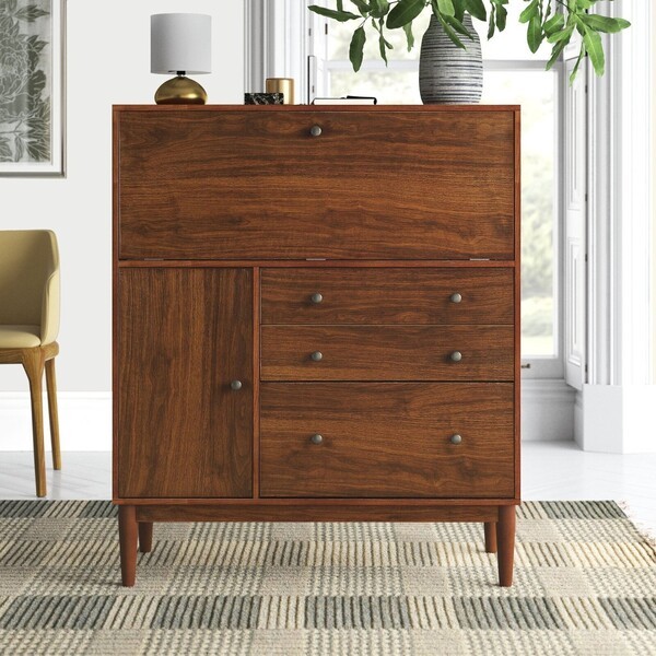 Dresser with fold down desk Clearance