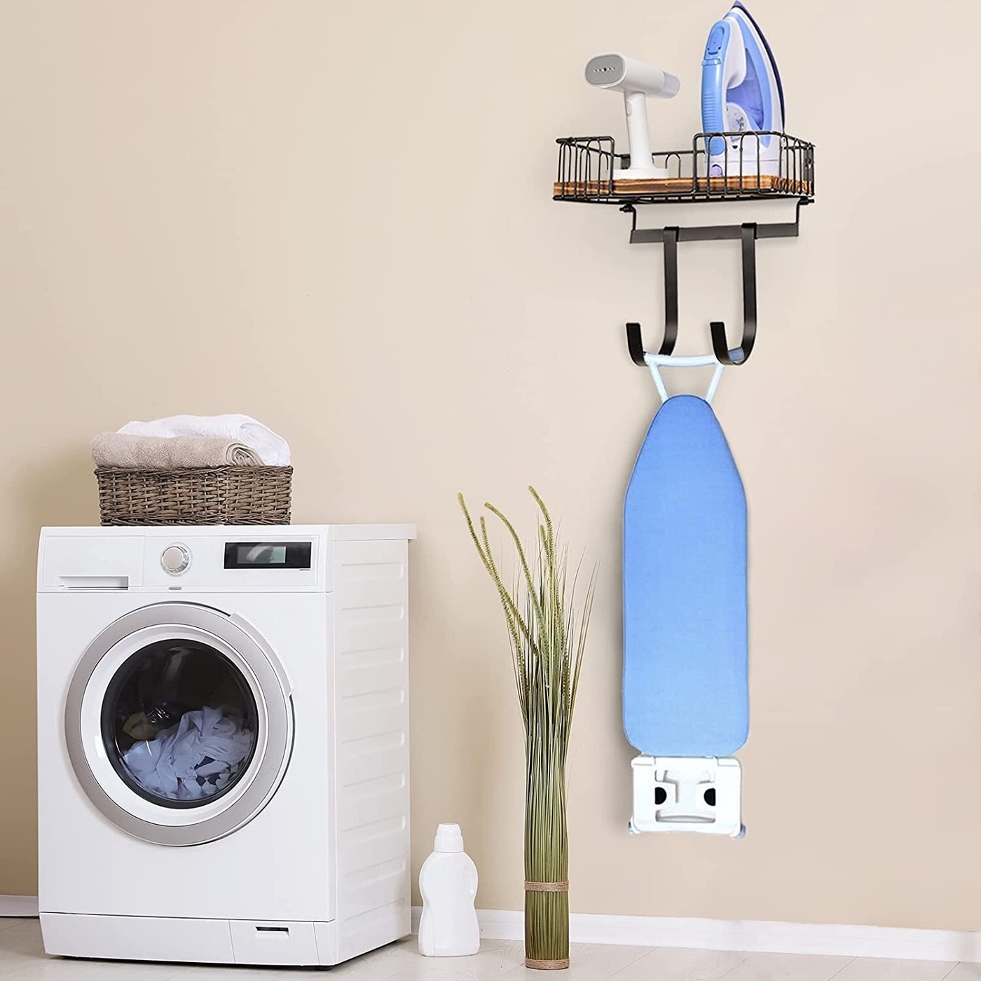 15 Useful Wooden Shelves For A Laundry Room - VisualHunt