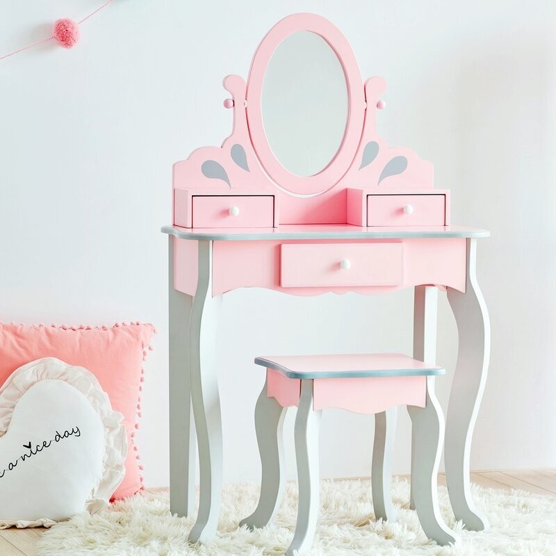 Little Princess Rapunzel Vanity Set with Mirror