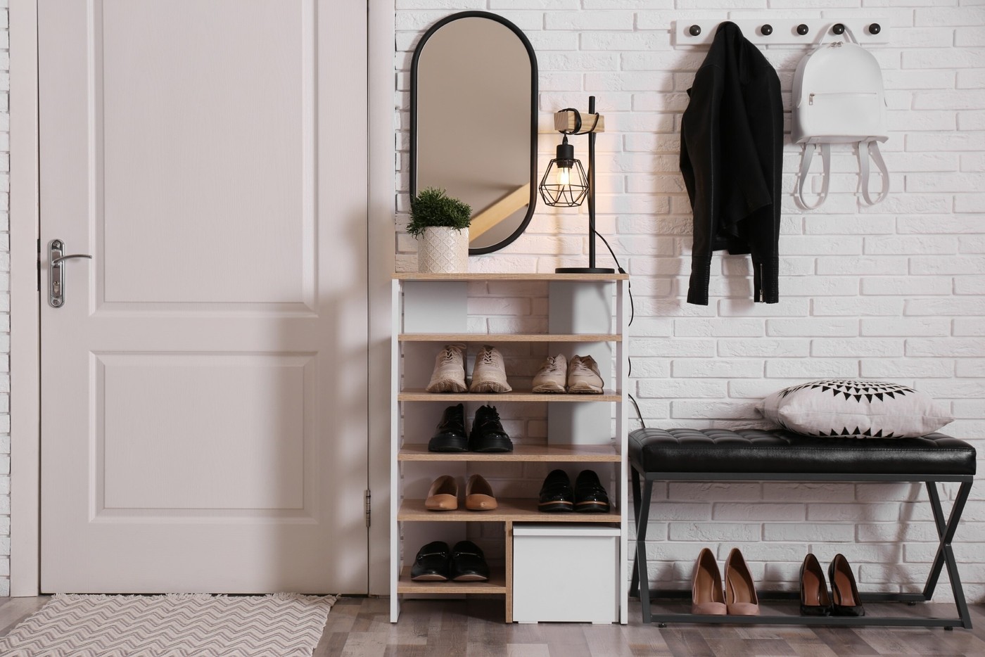 Modern Shoe Storage Rack Design | Latest Shoe Cabinet | Amazing Shoe Rack  Storage Shelves Ideas | Foyer design, Living room partition design, Home  entrance decor