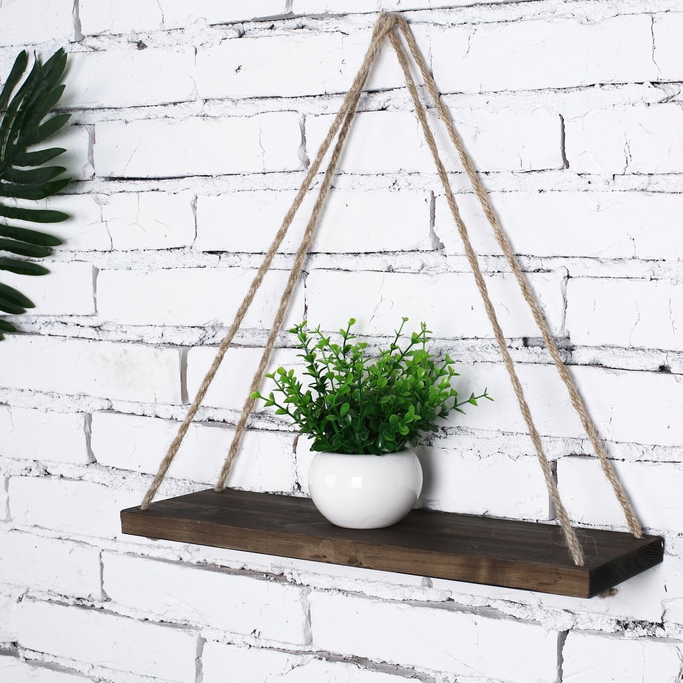 Unique Triangle Wood Floating Shelf