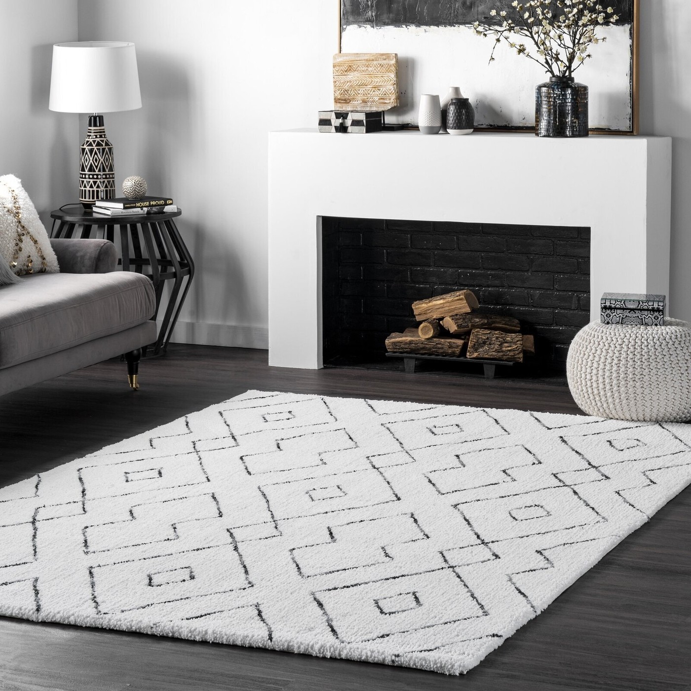 White Area Rug