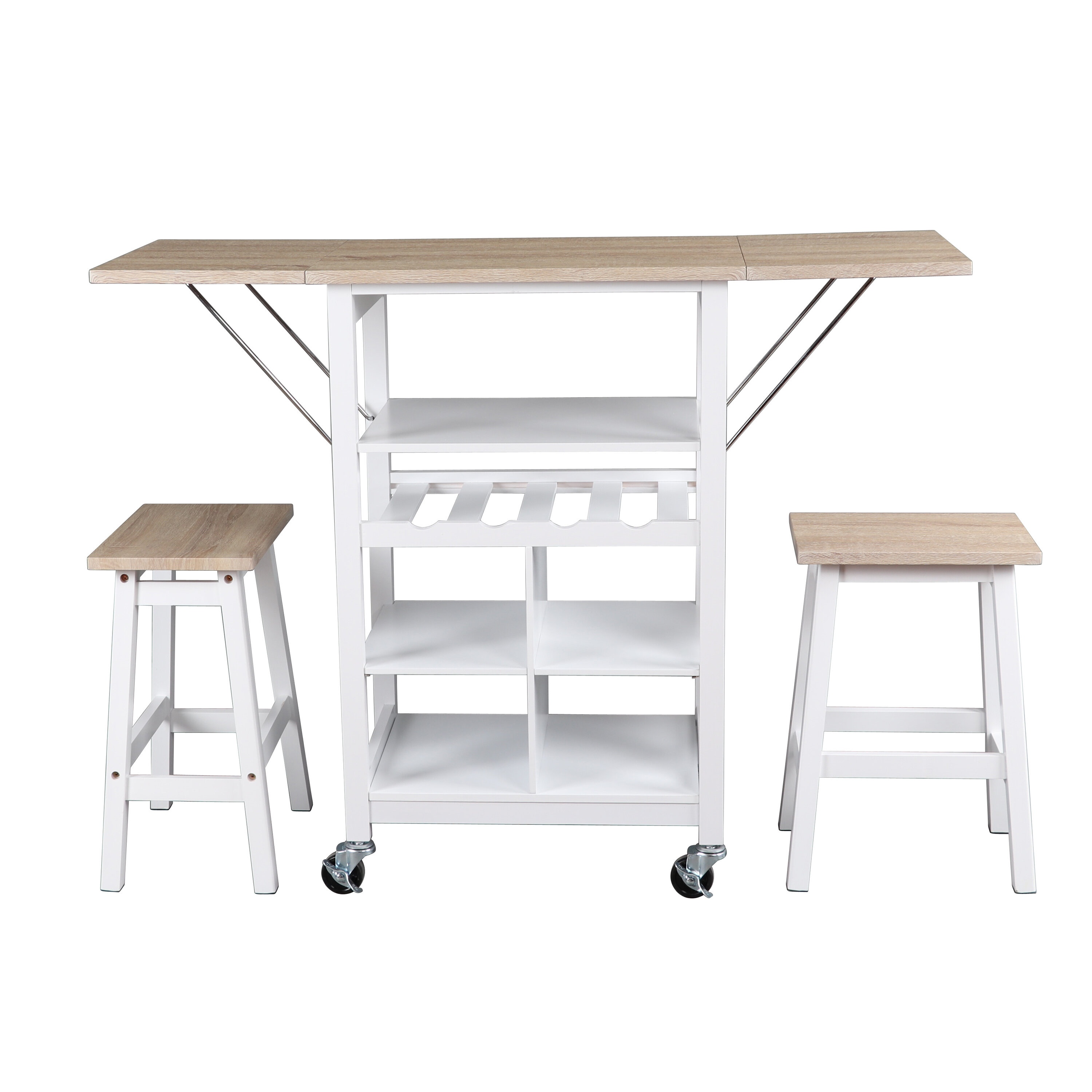 Adaysha Counter Height Drop Leaf Dining Set