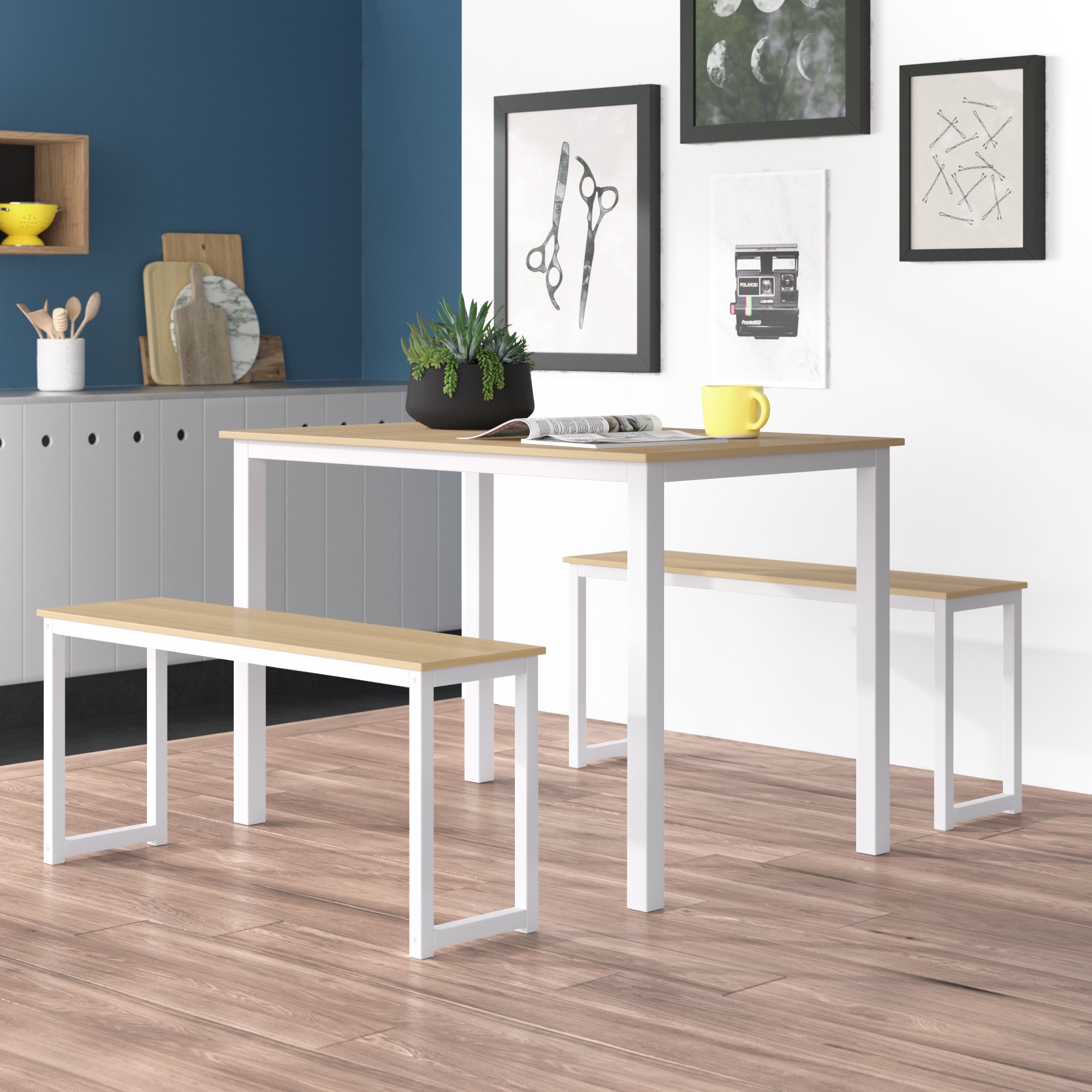 Adelle 4 - Person Dining Set