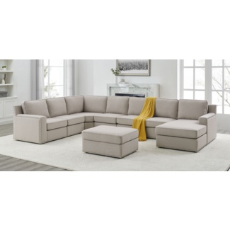 Aindriu 151.5" Wide Reversible Modular Large Sectional