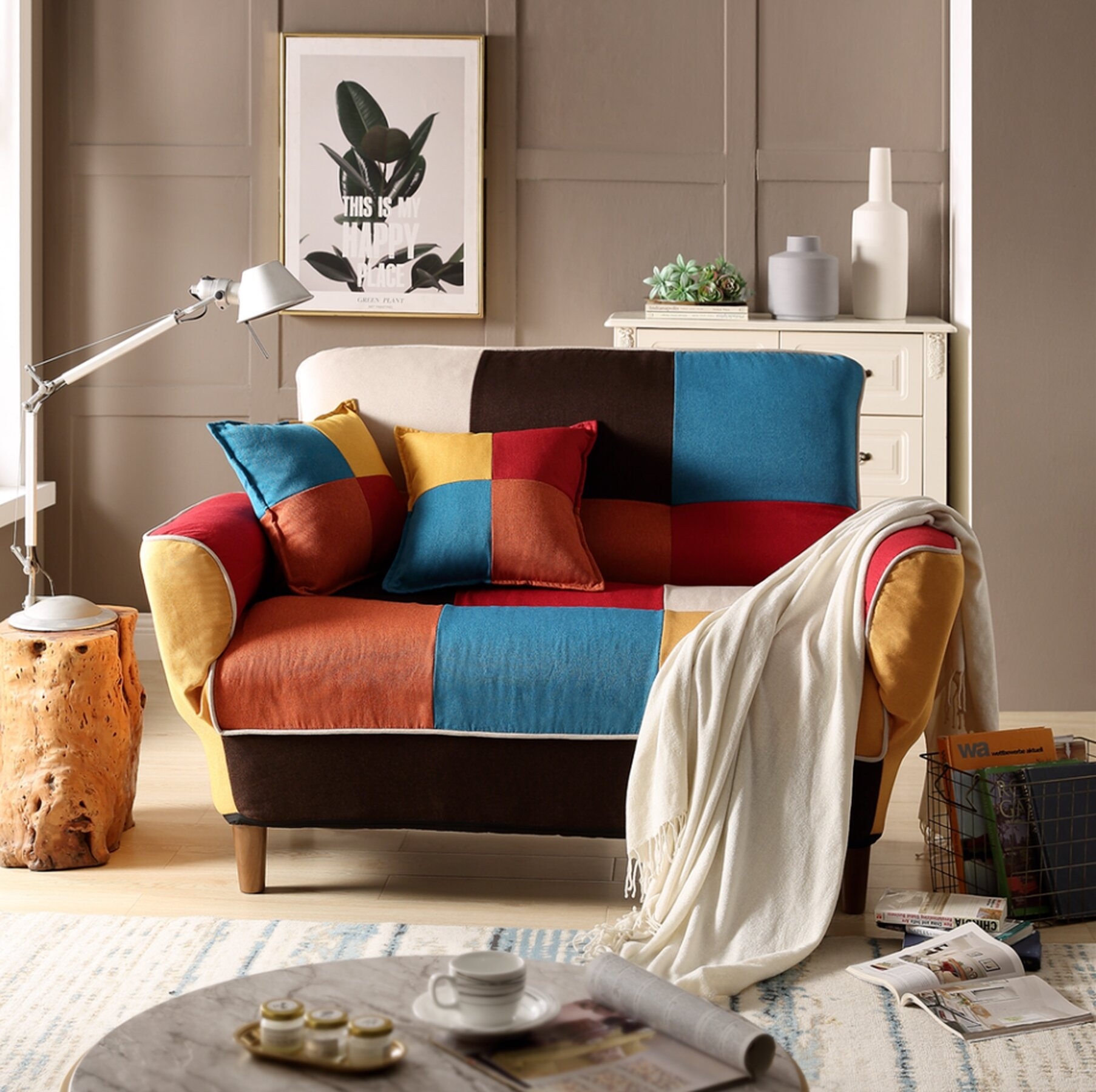 Beeyah 71.65'' Wide Convertible Chair
