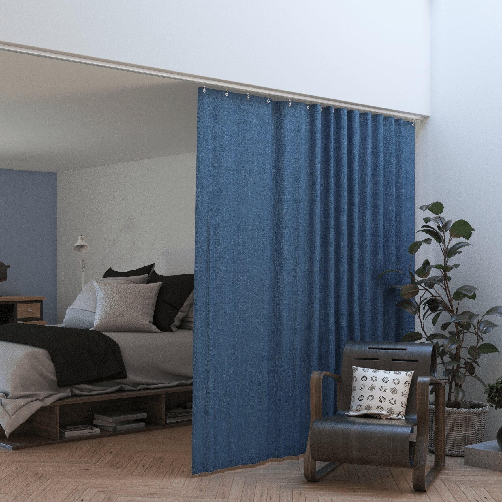 Schleswig 1 Room Divider Track