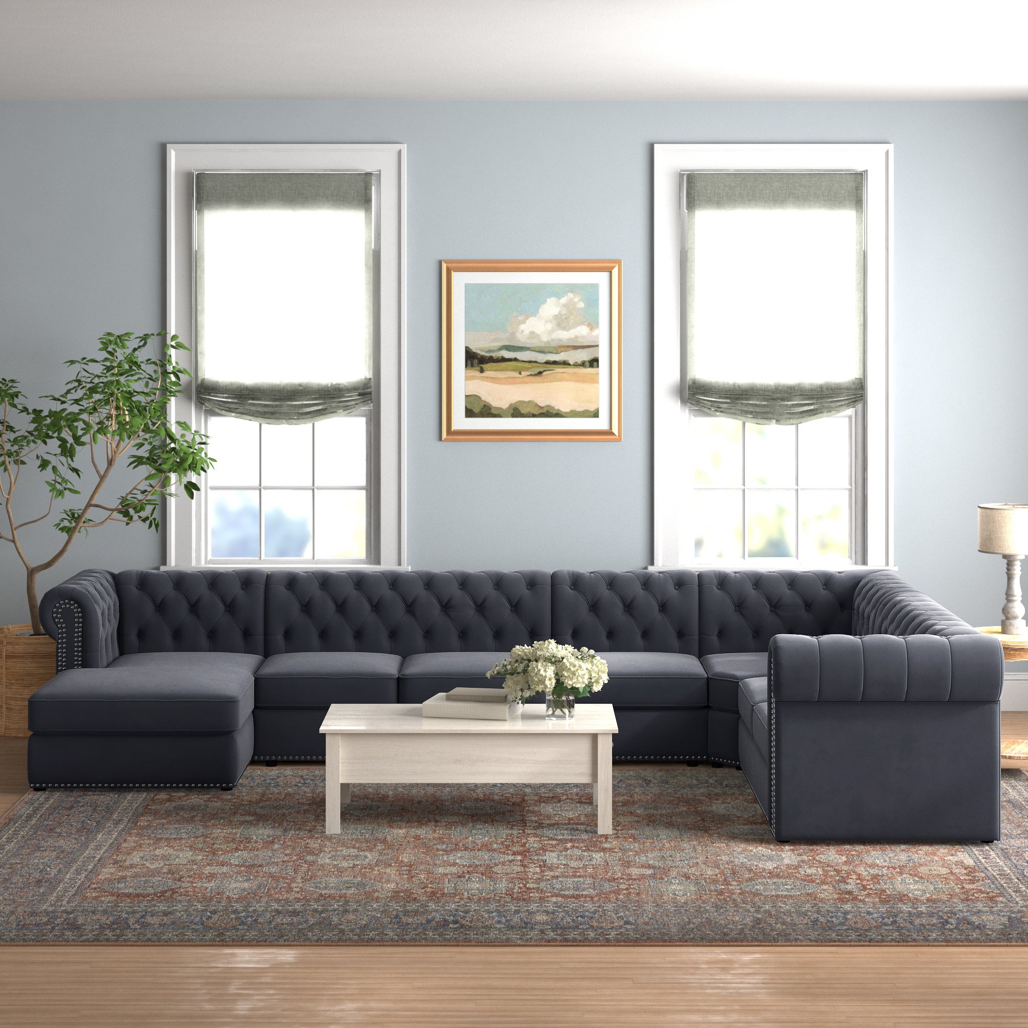 Valdis 153" Wide Modular Corner Sectional