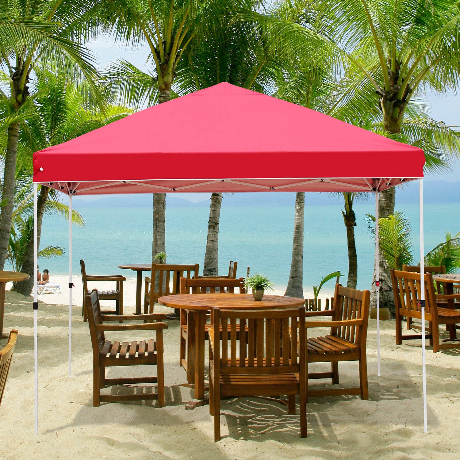10 Ft. W X 10 Ft. D Steel Frame Pop-up Canopy