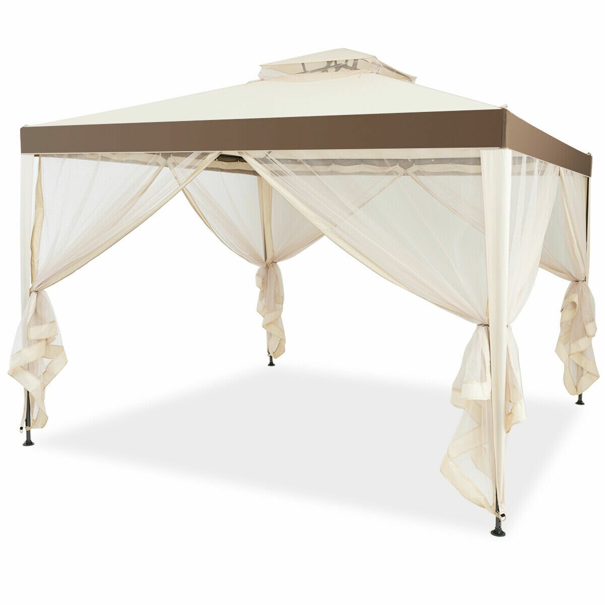 10 Ft. W x 10 Ft. D Steel Patio Gazebo