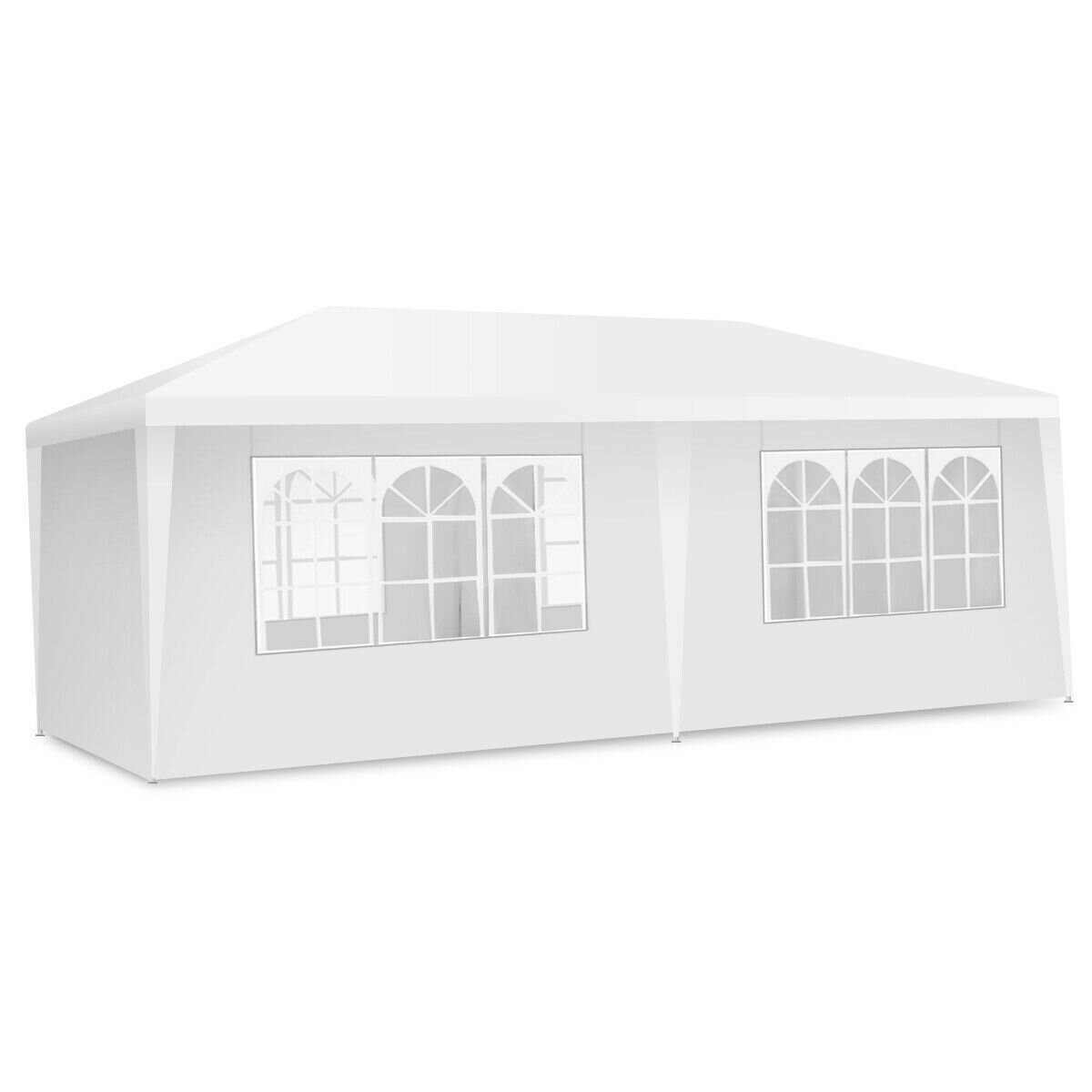 10 Ft. W x 20 Ft. D Steel Party Tent with Removable Side Wall