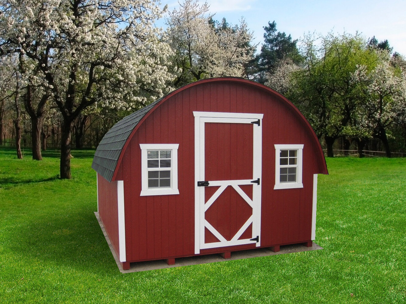100.00 Square Feet Chicken Coop with Nesting Box