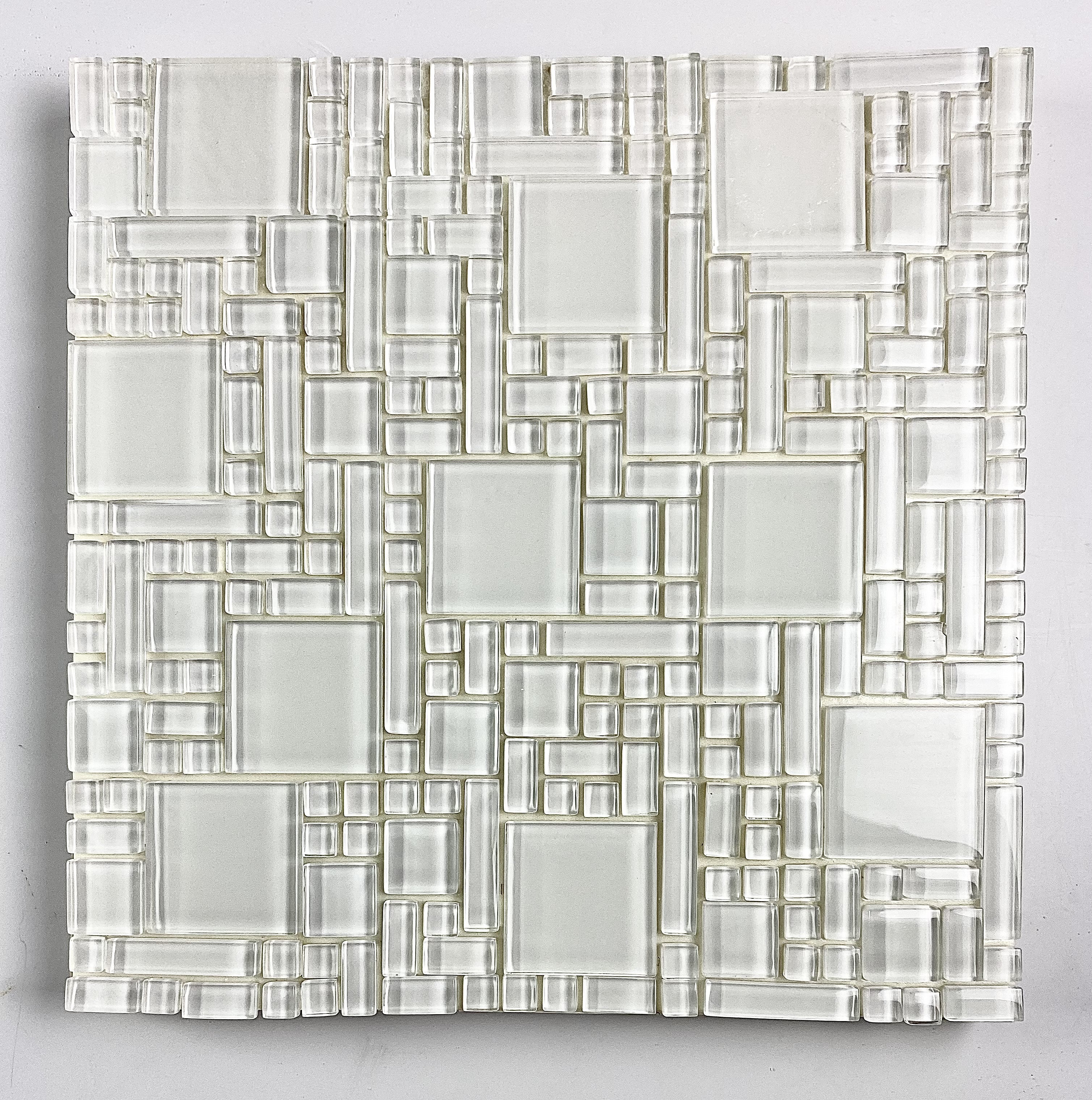 12" x 12" Glass Peel & Stick Mosaic Tile