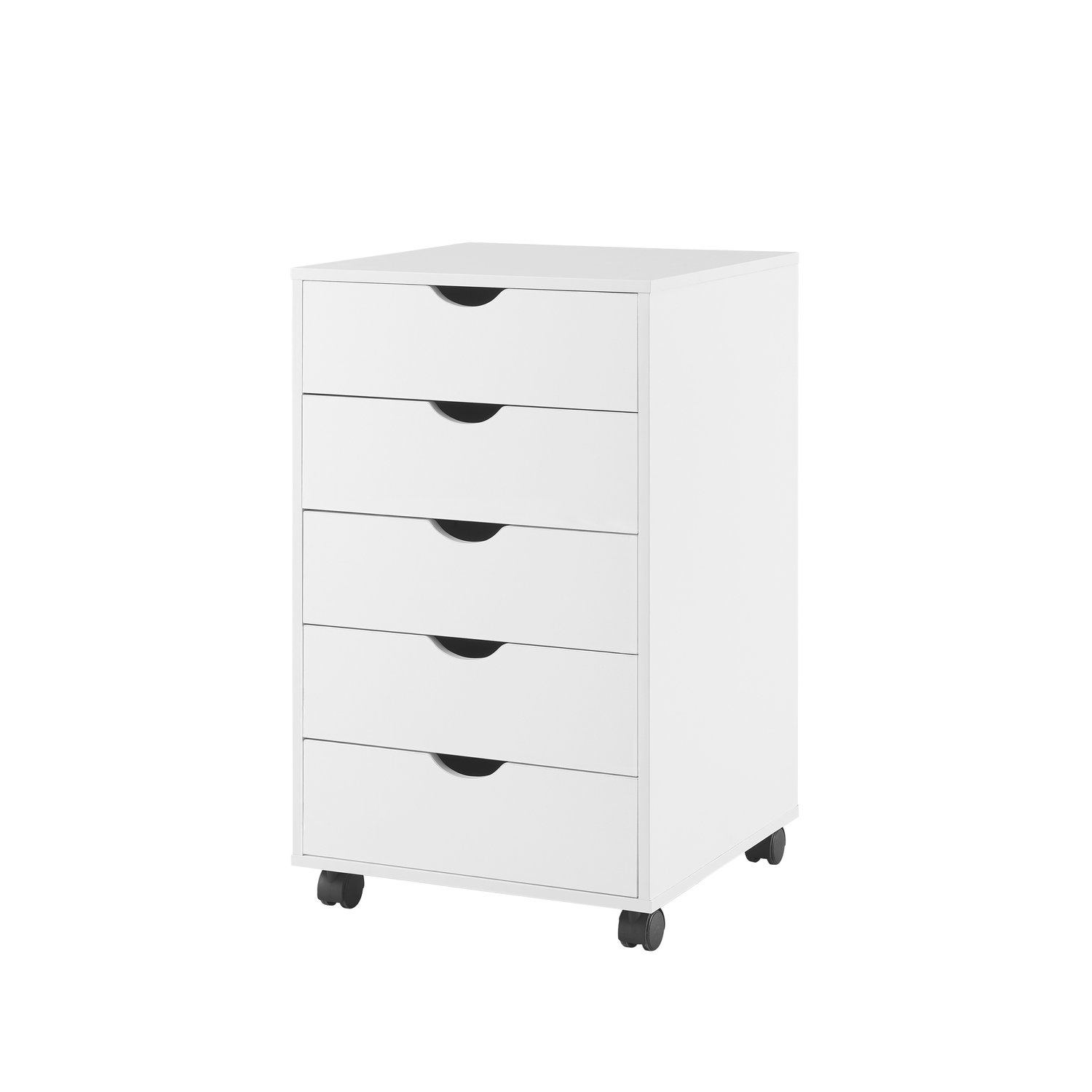16'' Wide 5 -Drawer Vertical Filing Cabinet