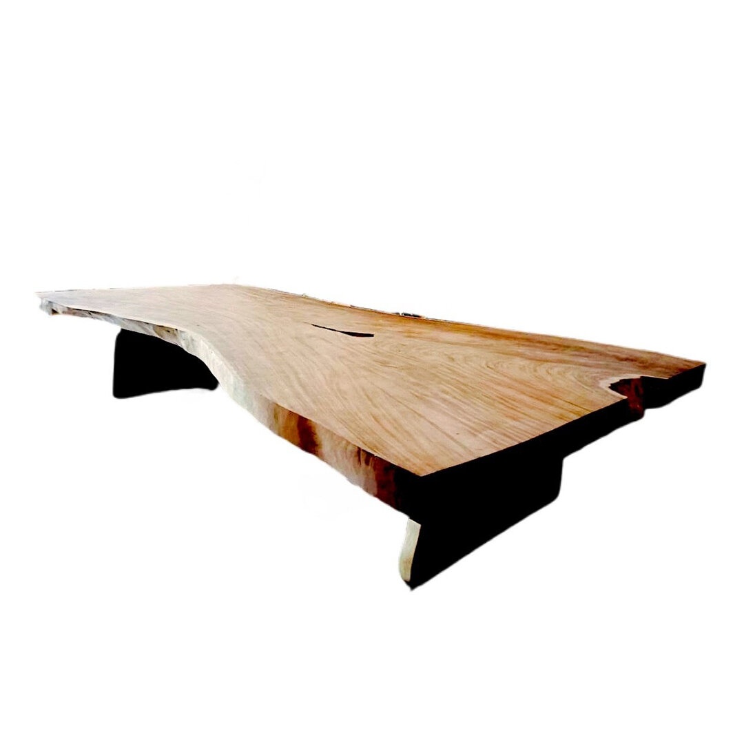 177'' Teak Solid Wood Dining Table