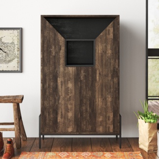 18 Pairs Manufactured Wood Shoe Storage Cabinet