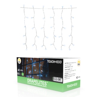 2.5'' Indoor LED 42 - Bulb Curtain String Light