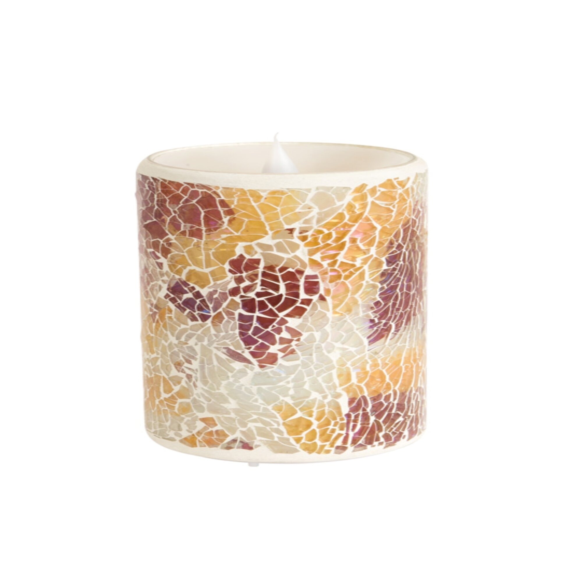 2 Piece Unscented Flameless Candle Set
