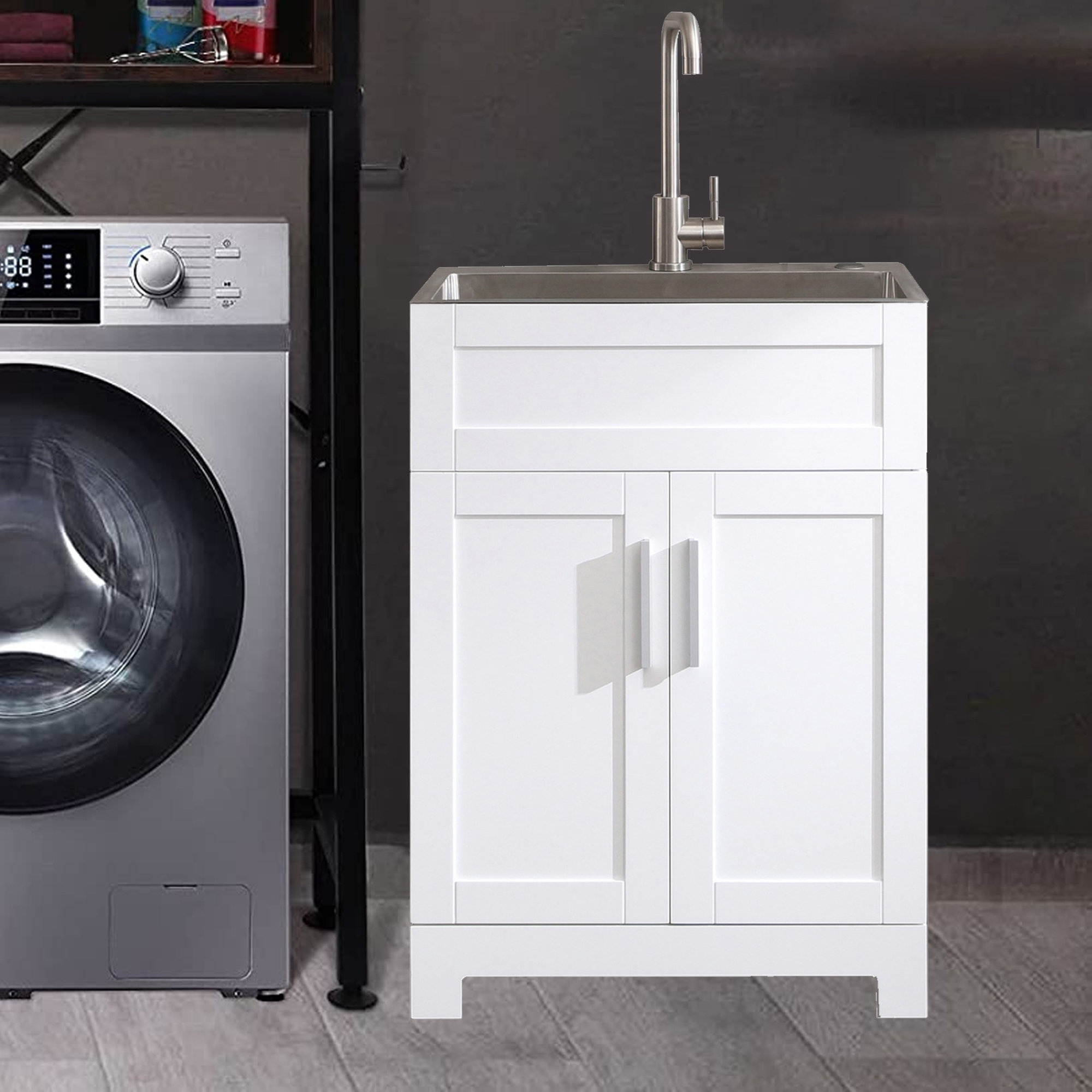 Laundry Room Sink Cabinet Visualhunt