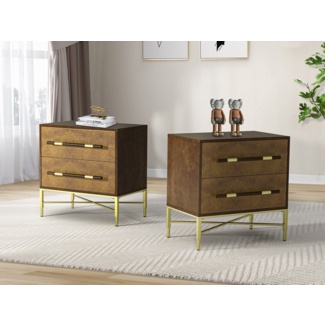24'' Tall 2 - Drawer Nightstand