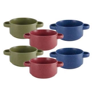 Adewnest Oversized Soup Bowls with Handles : 38 Ounce