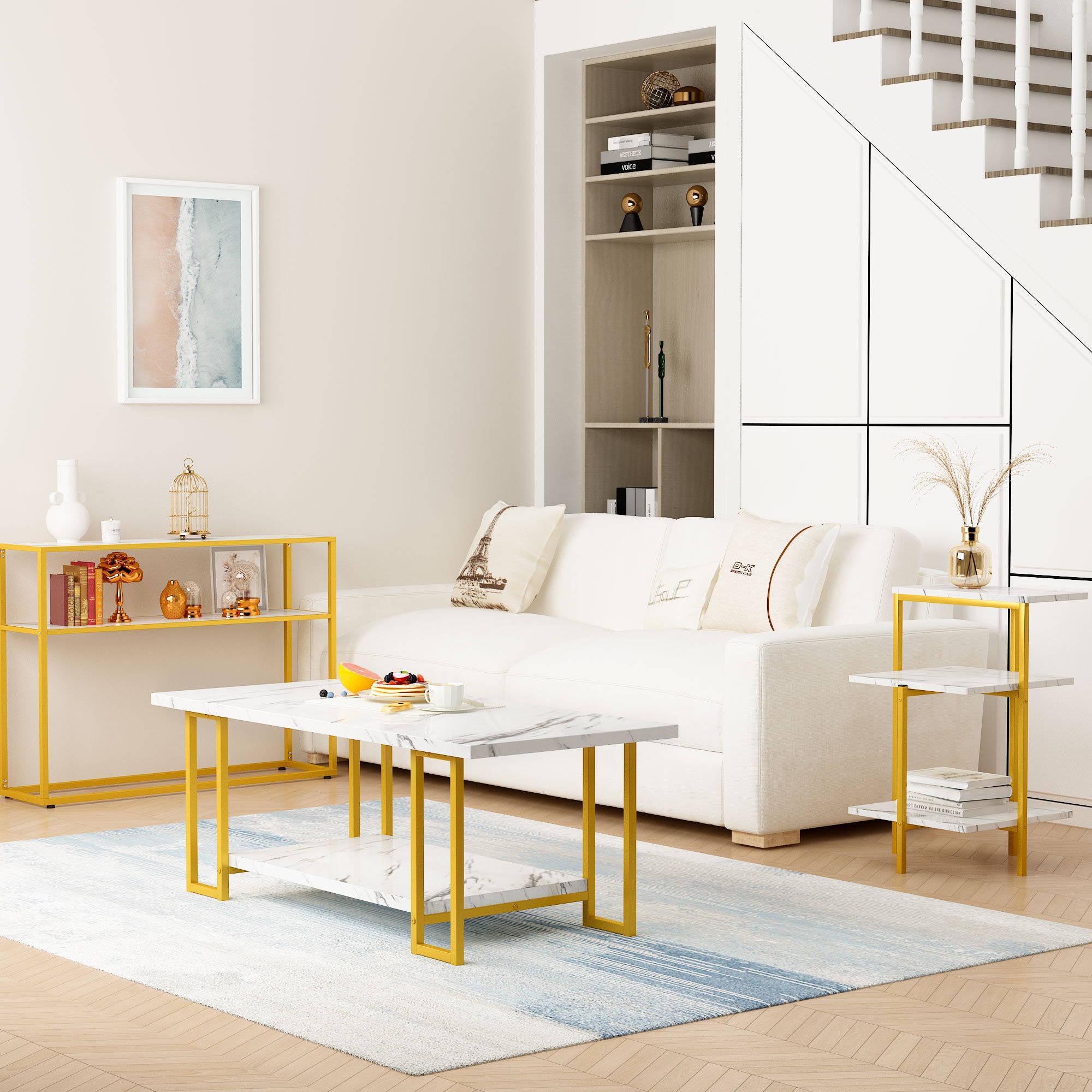 3 Piece Coffee Table Set