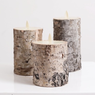 3 Piece Unscented Framless Candle Set