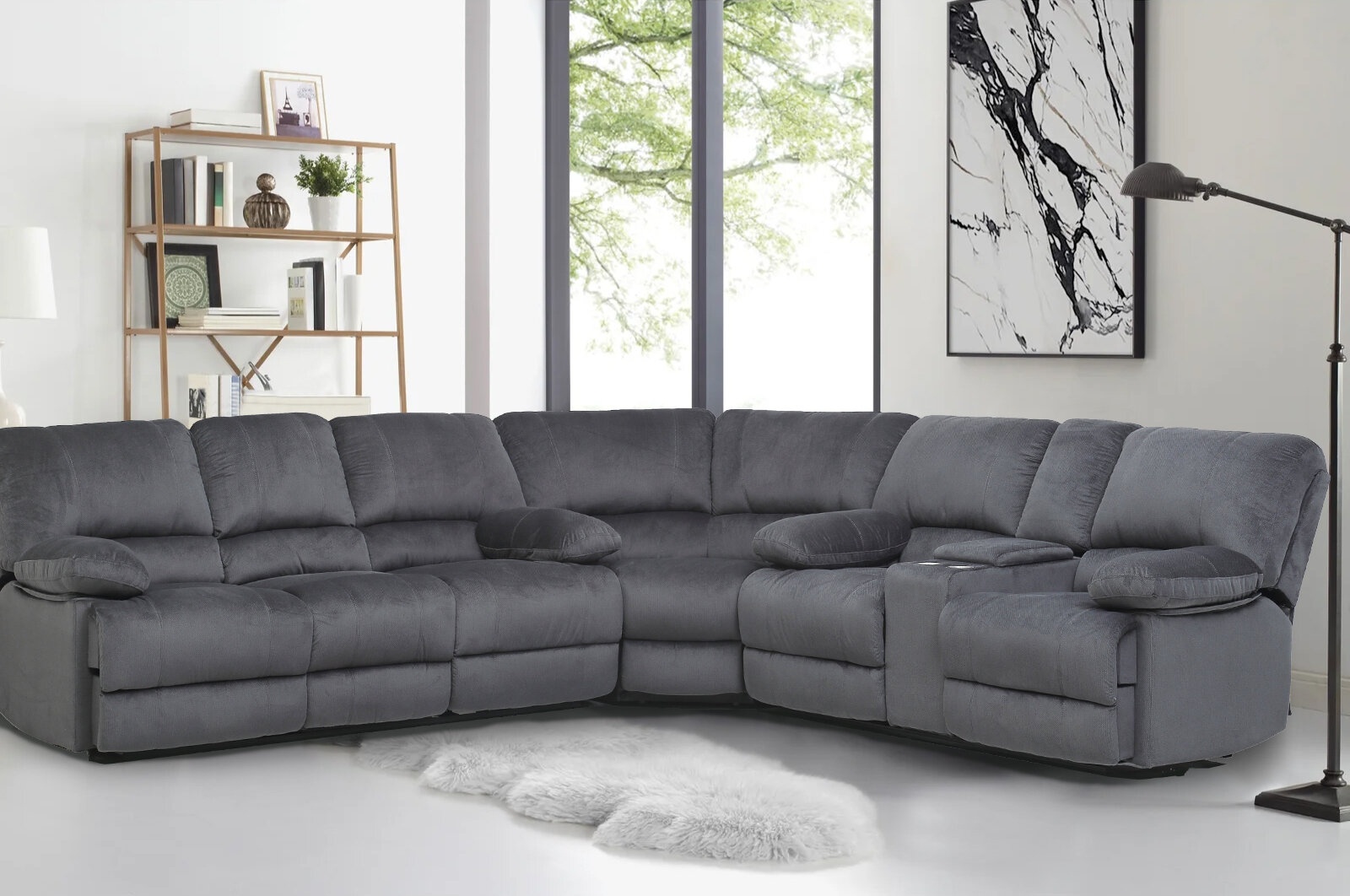 3 - Piece Upholstered Reclining Sectional