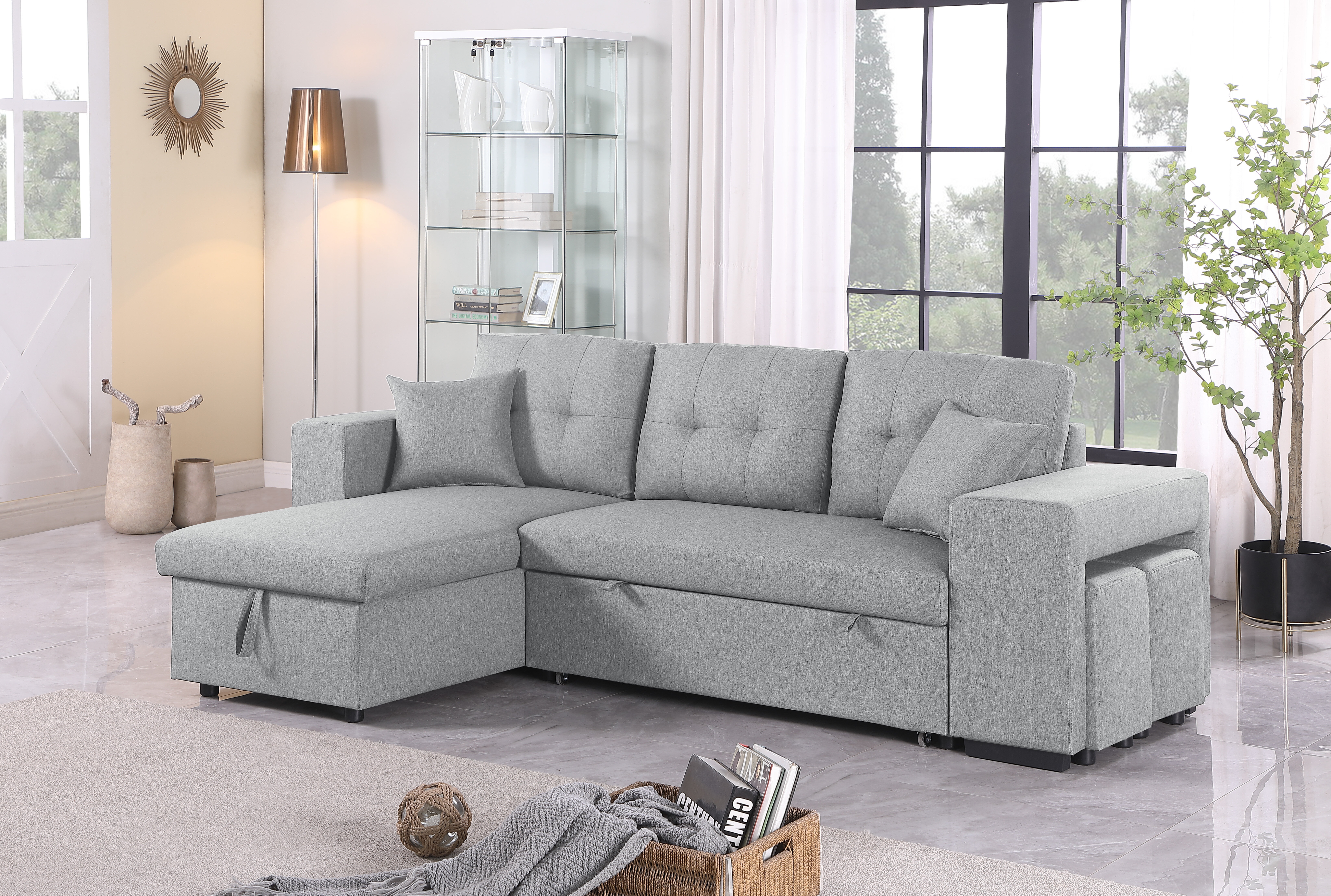3 - Piece Upholstered Sectional