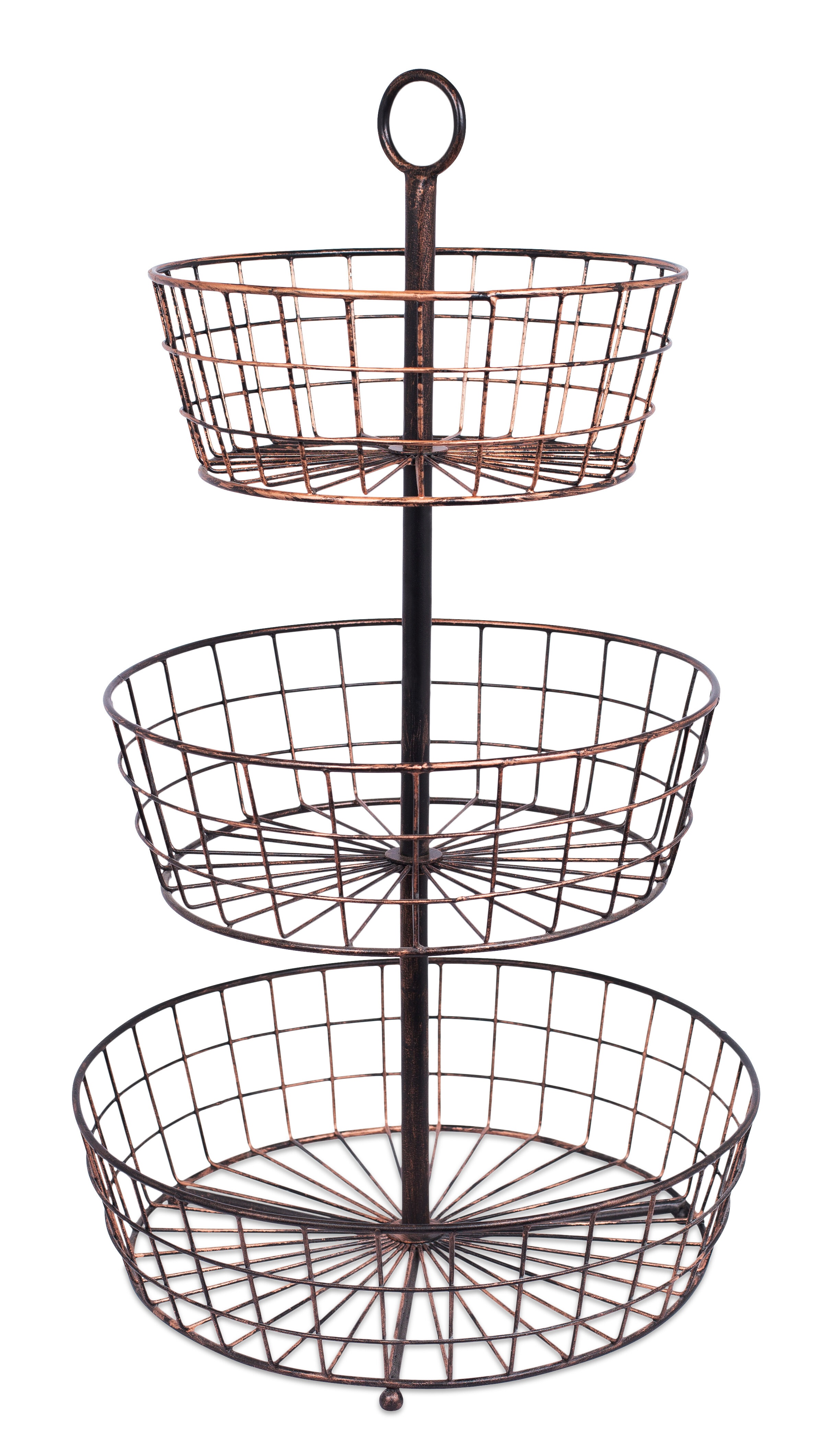 3 Tier Fruit Wire Basket