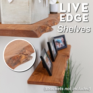 Live Edge Wood Wall Rack - World Market