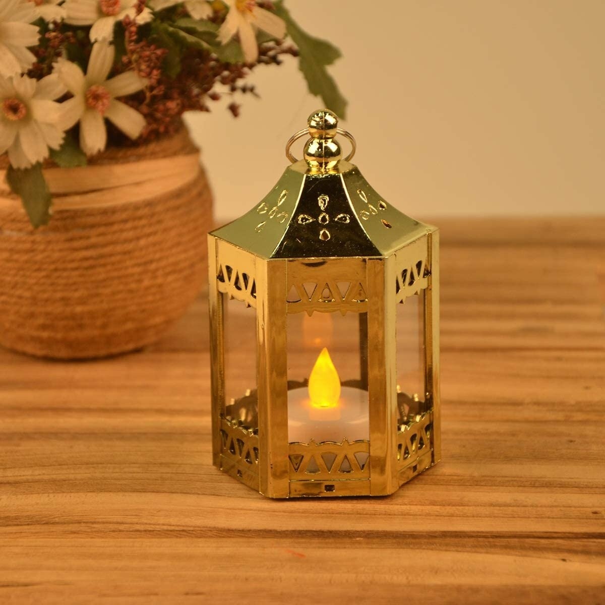 4.4" Battery Powered Outdoor Lantern