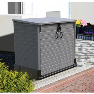4 ft. W x 2 ft. D Plastic Horizontal Garbage Shed