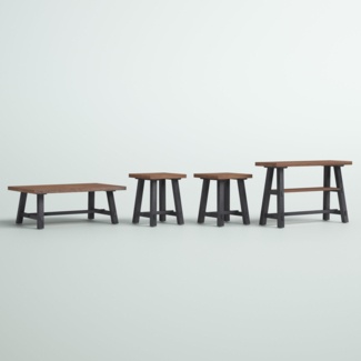 4 Piece Coffee Table Set