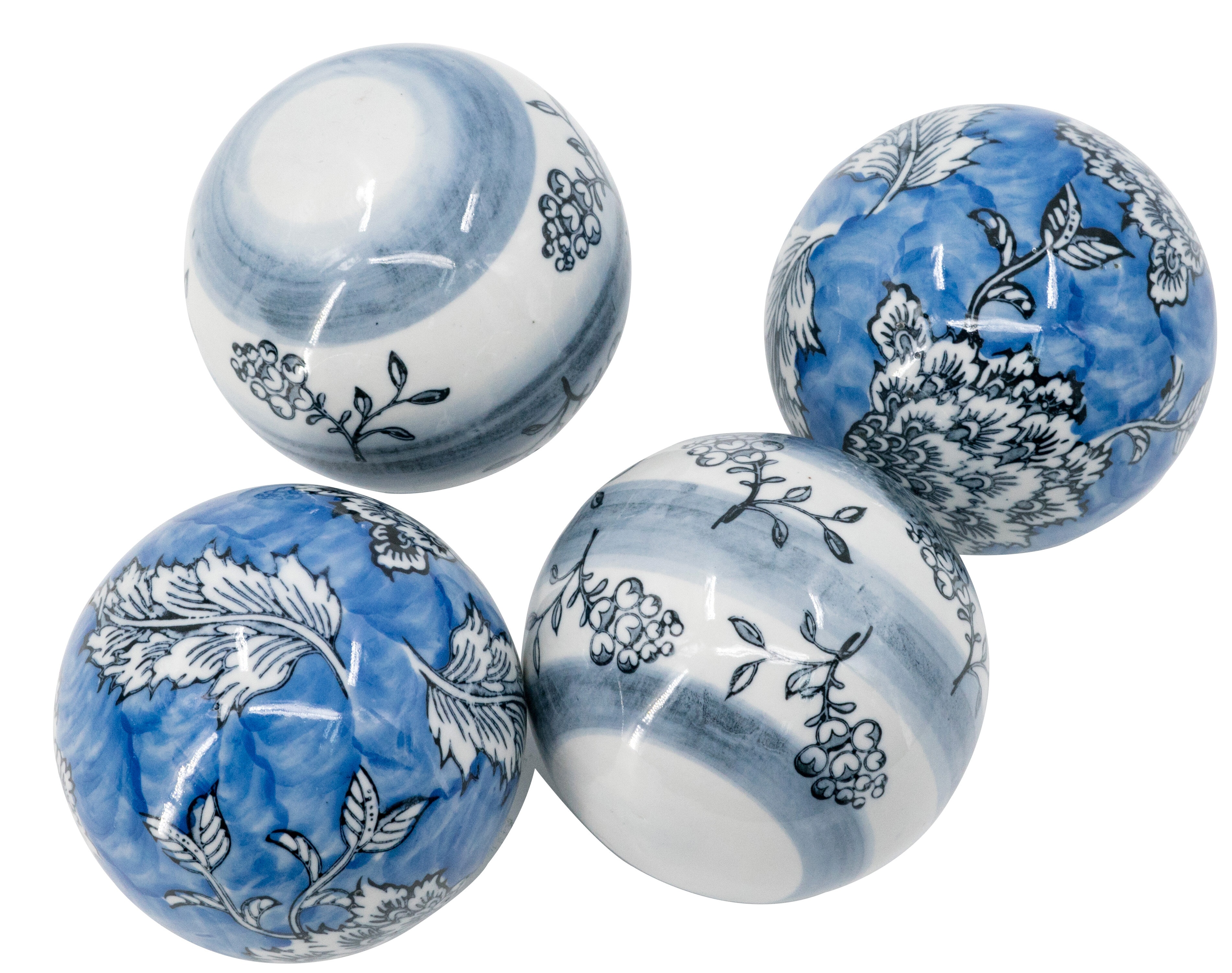 The Aquas Set Of 12 Blown Glass Balls Small Decorative Israel |  centenariocat.upeu.edu.pe