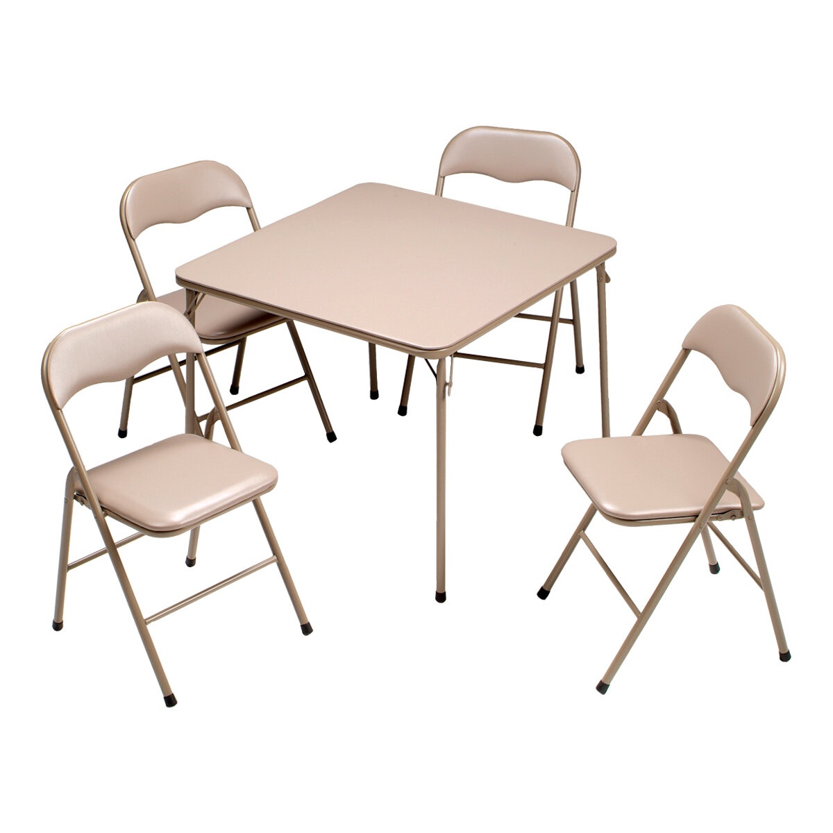 4 - Player Card Poker Table with Chairs