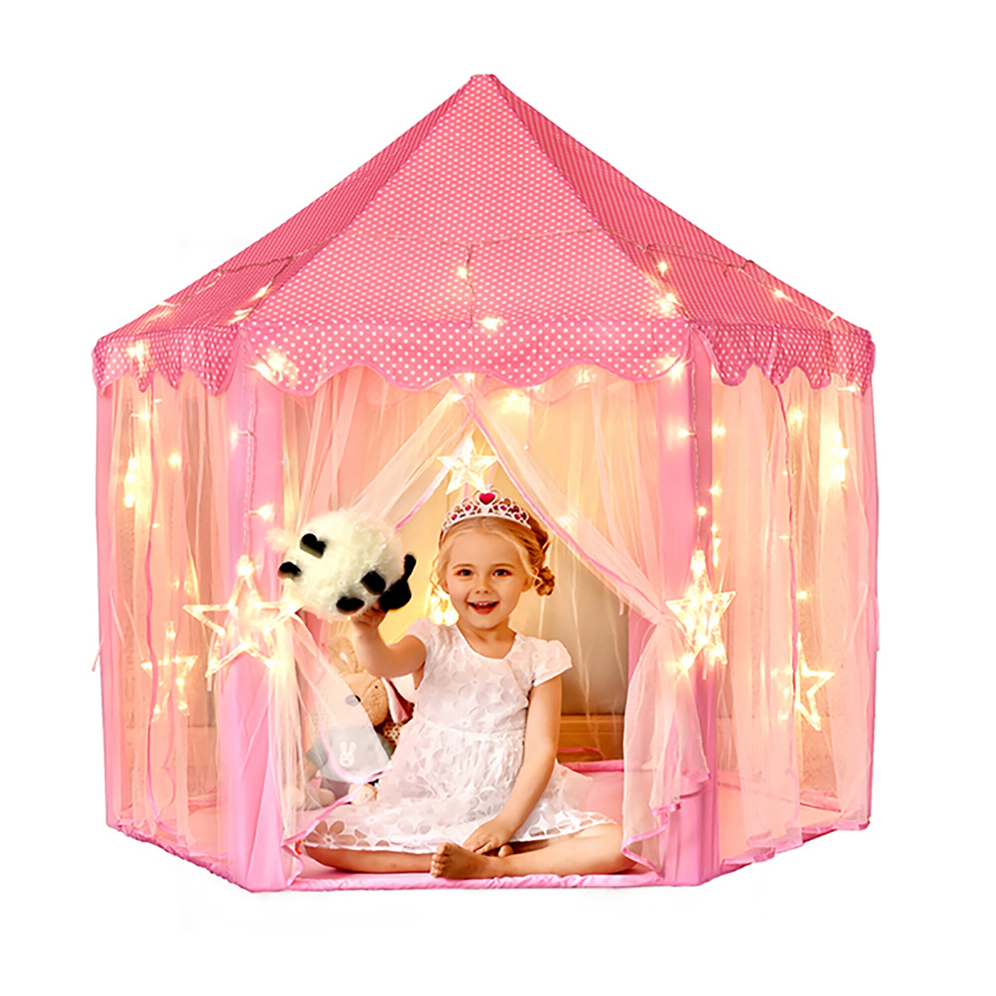 4' x 4' Indoor Polyester Play Tent with Carrying Bag