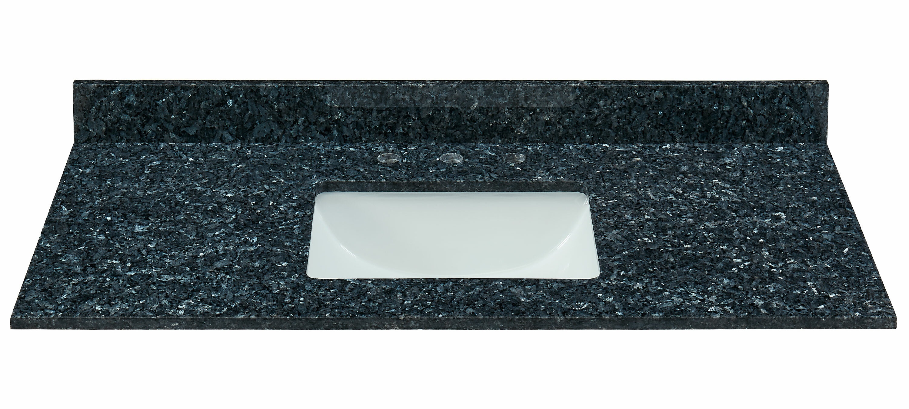 43'' Granite Single Bathroom Vanity Top with Sink