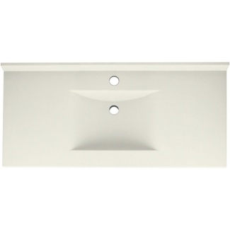 43'' Swanstone Single Bathroom Vanity Top with Sink