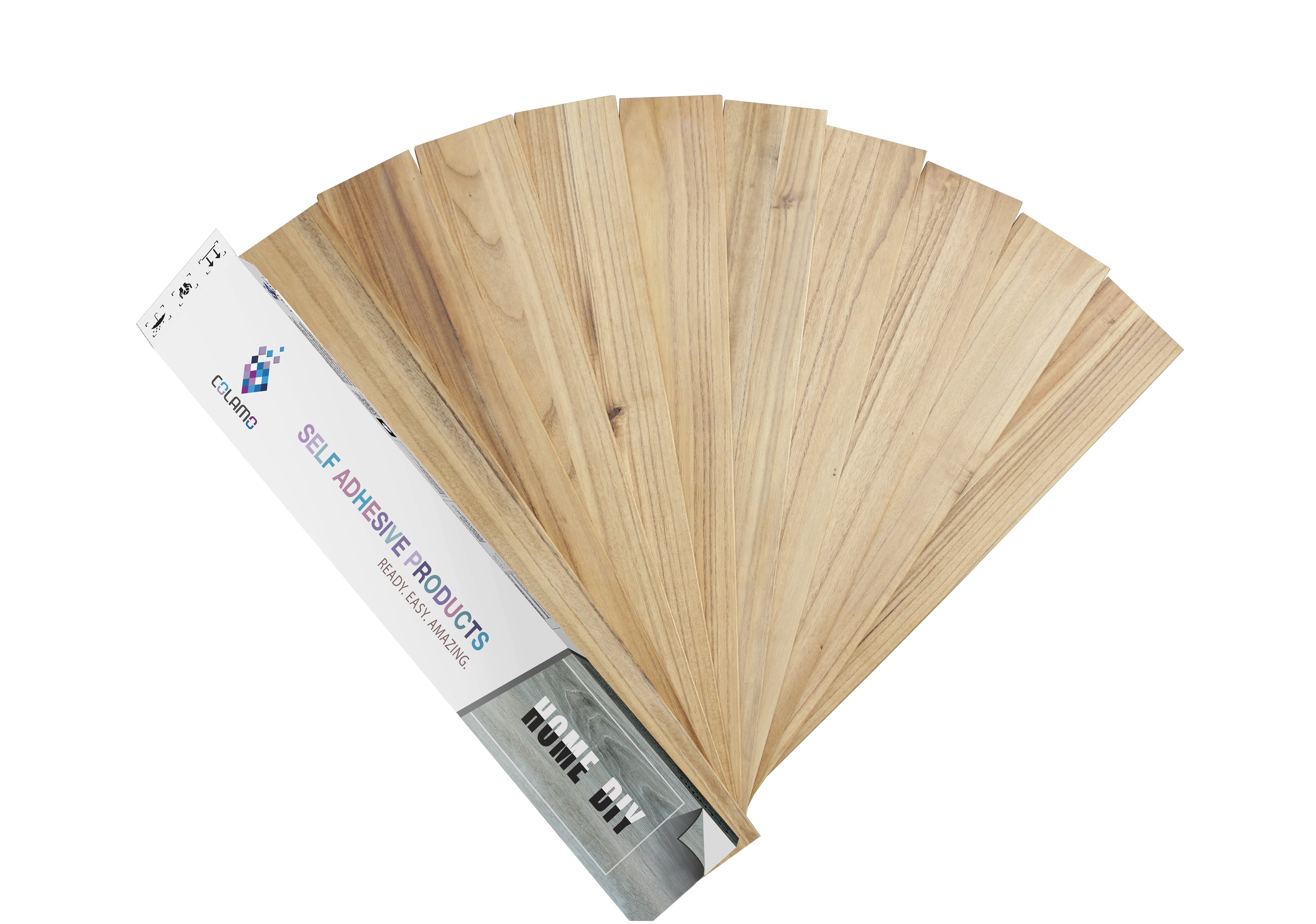 5.04" x 35.43" Peel and Stick Shiplap Wall Paneling