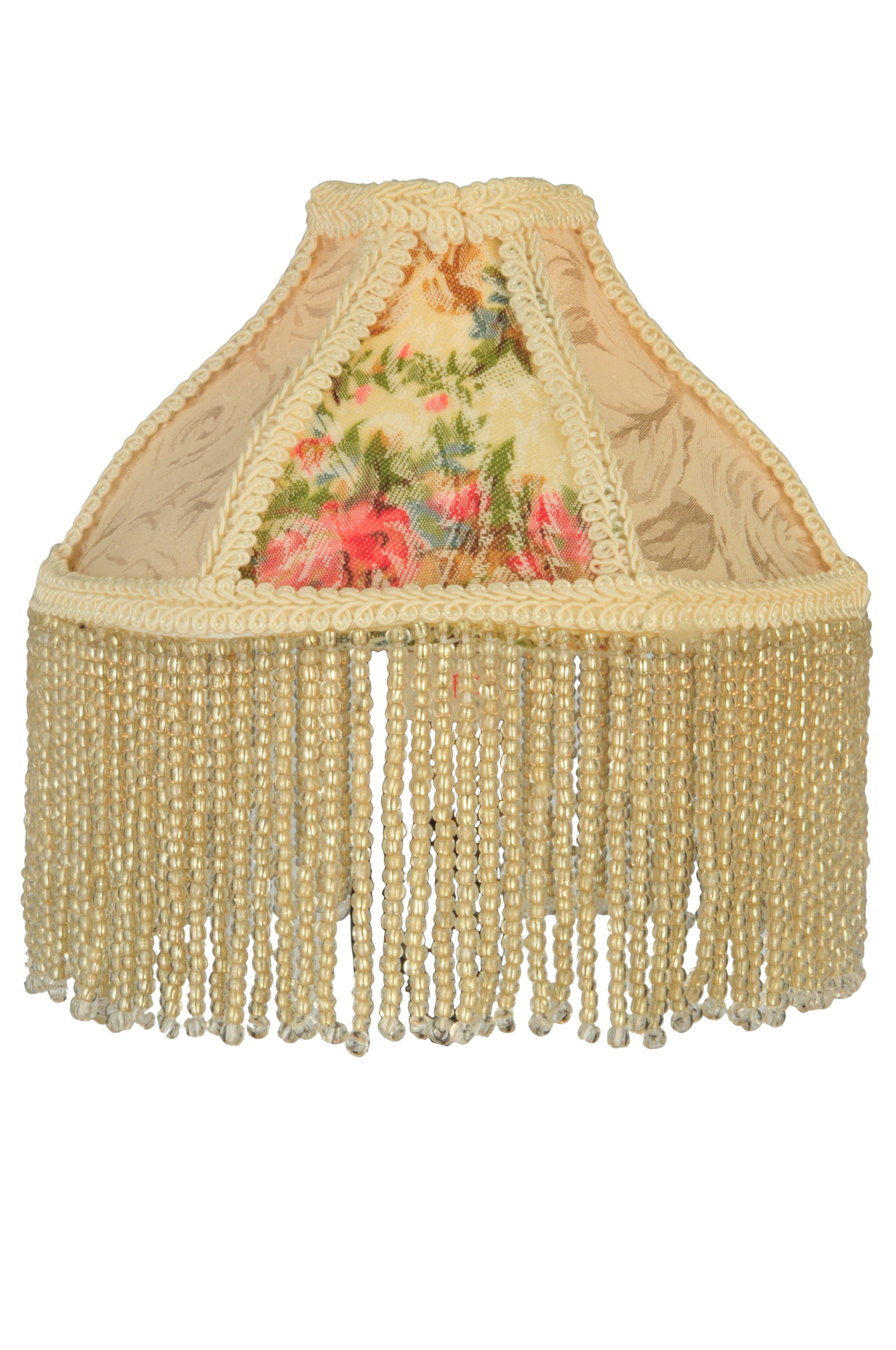 5.5'' H Fabric Bell Lamp Shade ( Clip On ) in White;Beige