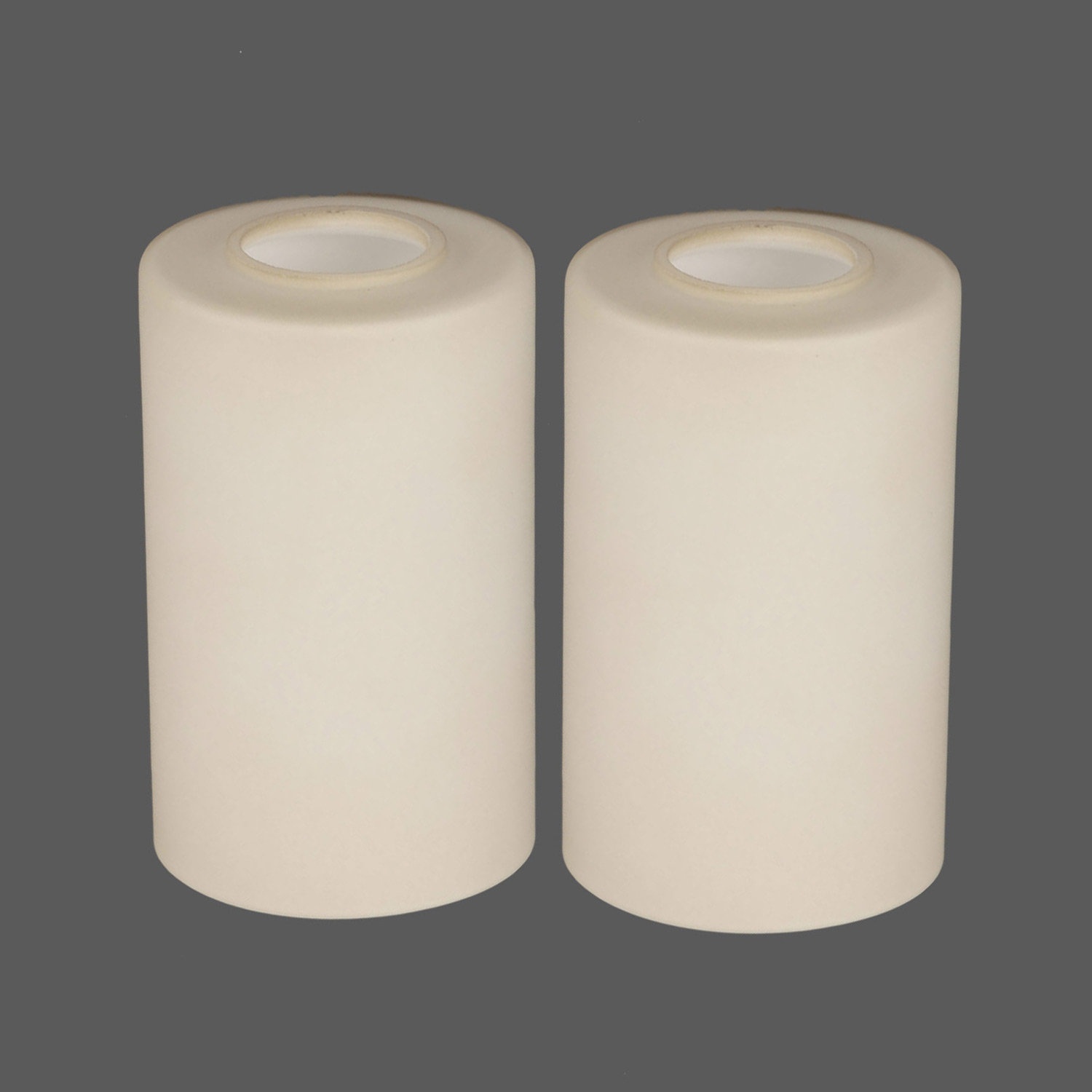 5.5'' H Glass Drum Lamp Shade ( Uno ) in Beige