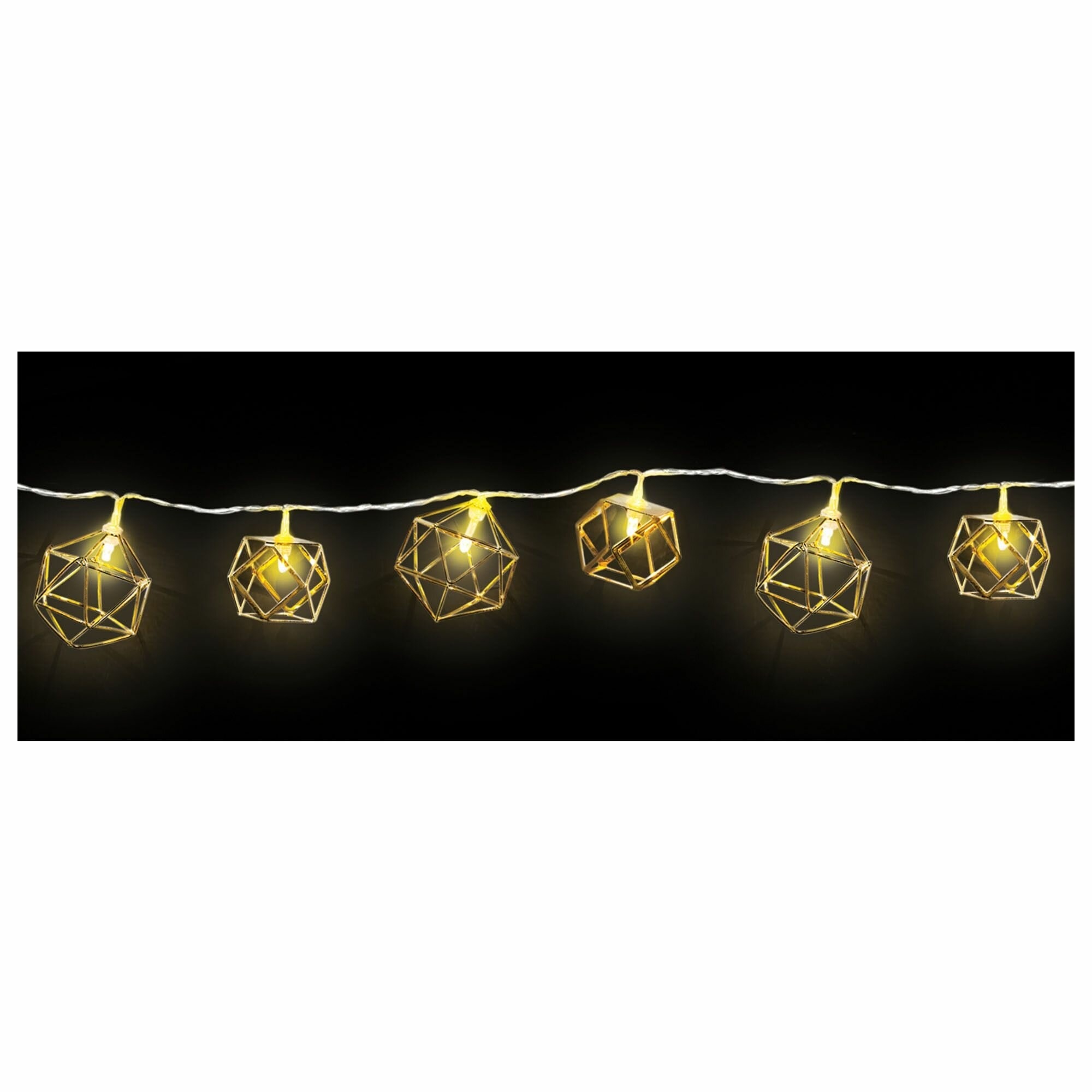 5.5'' Indoor Battery Powered 10 - Bulb Shaded String Light