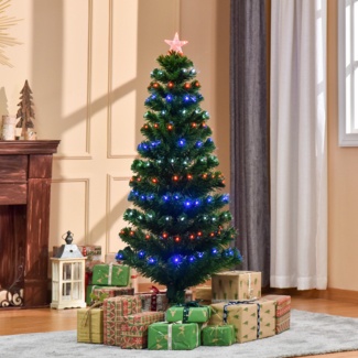 60'' Lighted Artificial Fir Christmas Tree